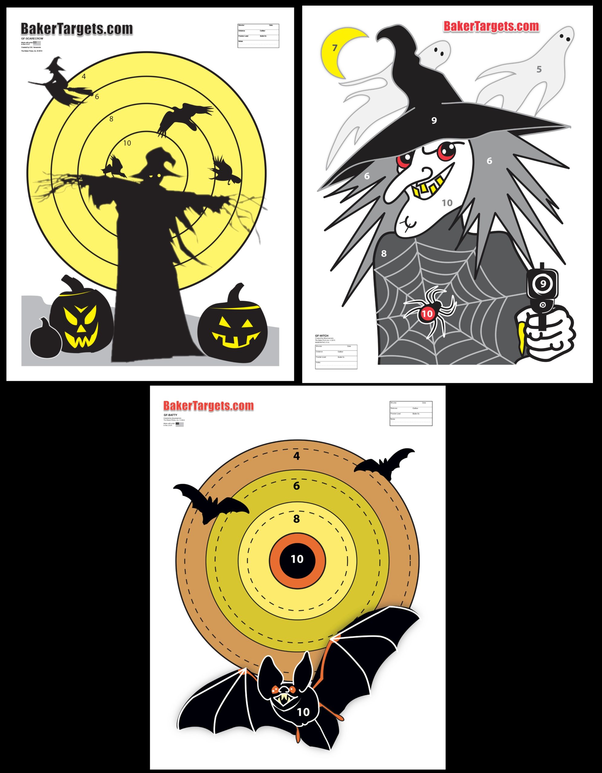Special Halloween Pack #1 – 45 Targets Total
